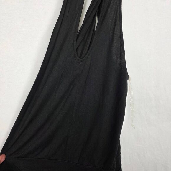 Maurices L Black Halter Twist Back Tank Top Dressy - Picture 6 of 9